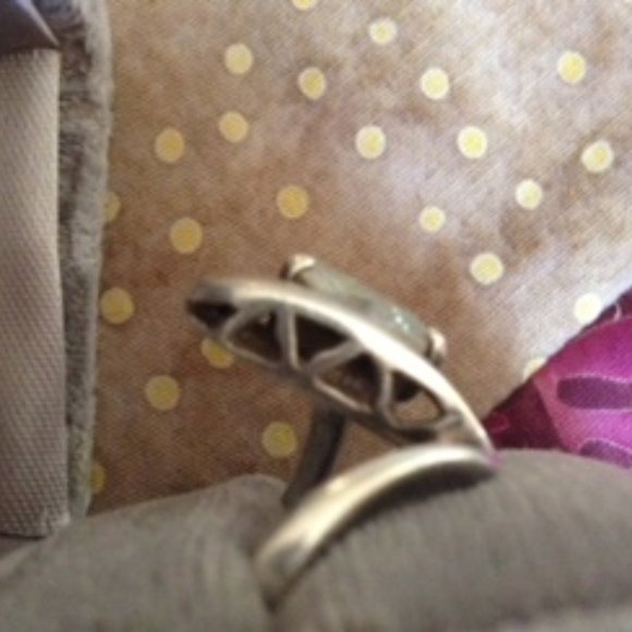 Pear Cut CZ 925 Silver Ring - Picture 12 of 12